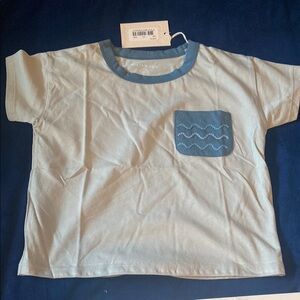 Kids Blue & White T-Shirt